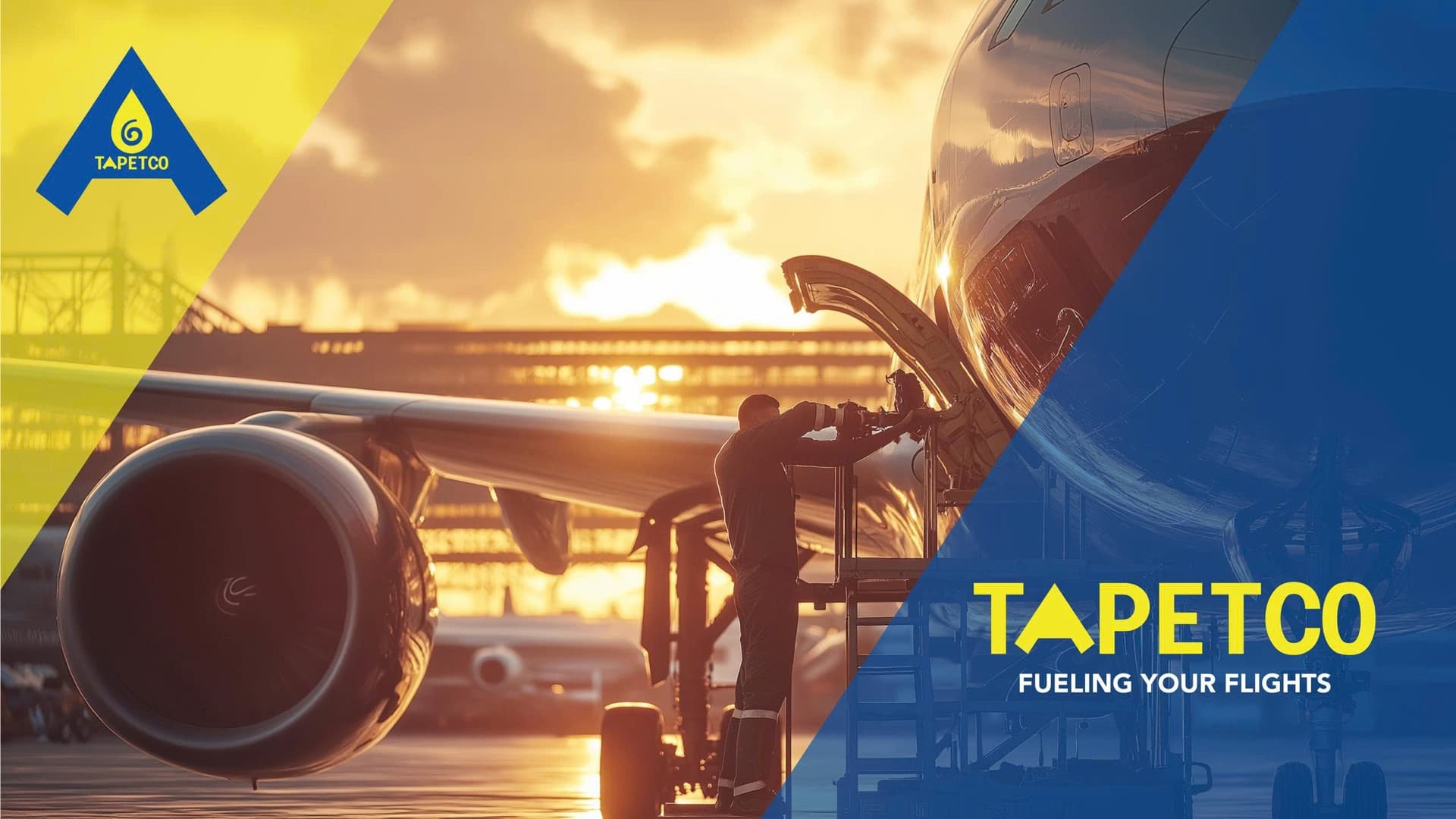 Into-plane fueling at sunset
